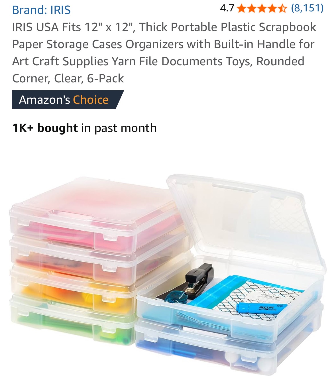Sterilite Small Flip Top Storage Box, Pack Of 12 - Modular Hinged Lid Containers For Organizing