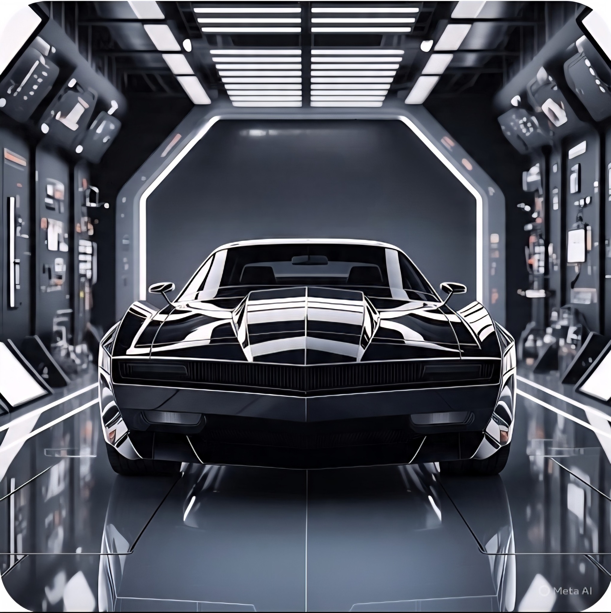 AI automotive art | BLACK AS KNIGHT CONCEPT | Facebook