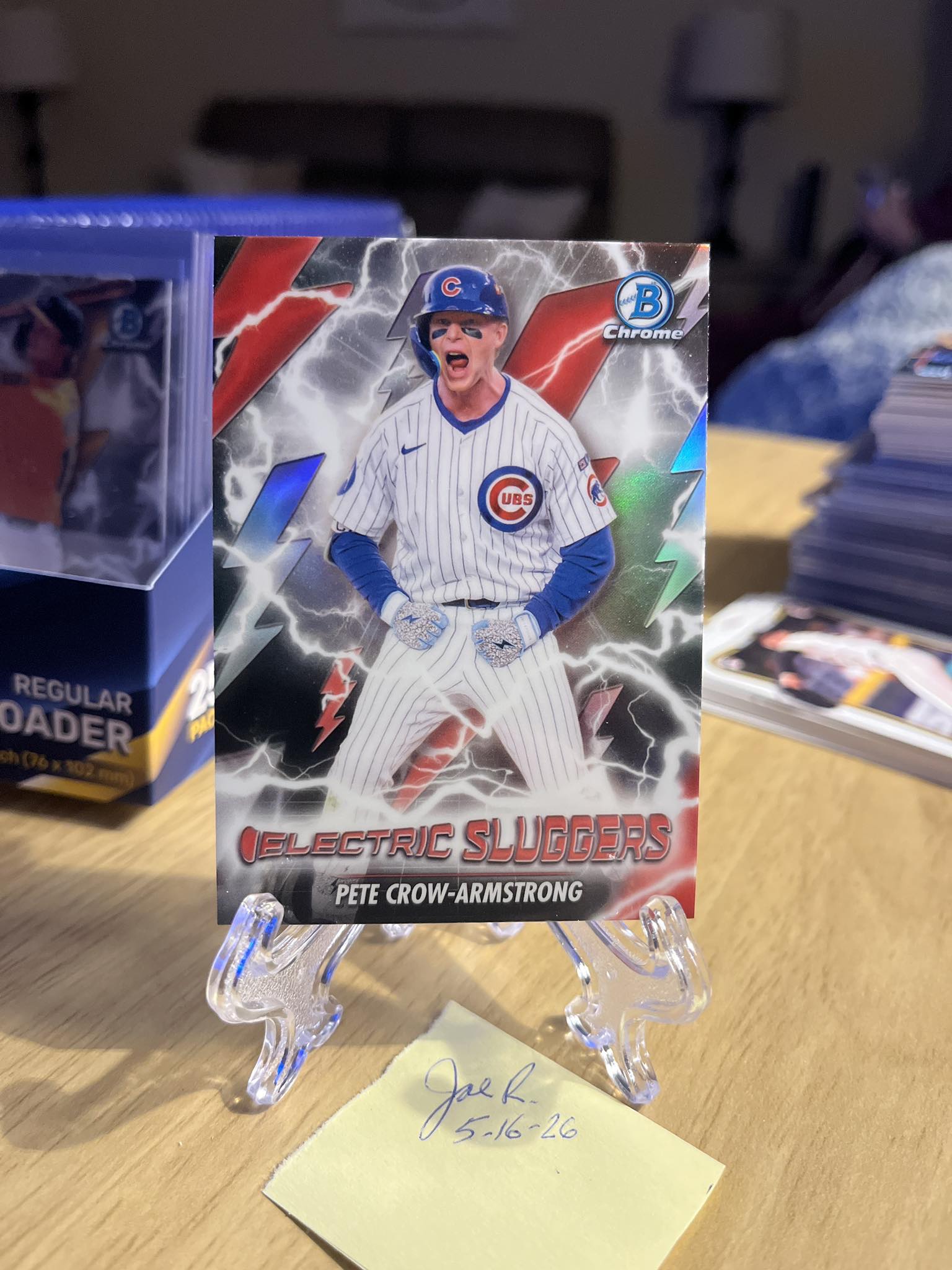 2026 Bowman Chrome Electric Sluggers Pete Crow-Armstrong card