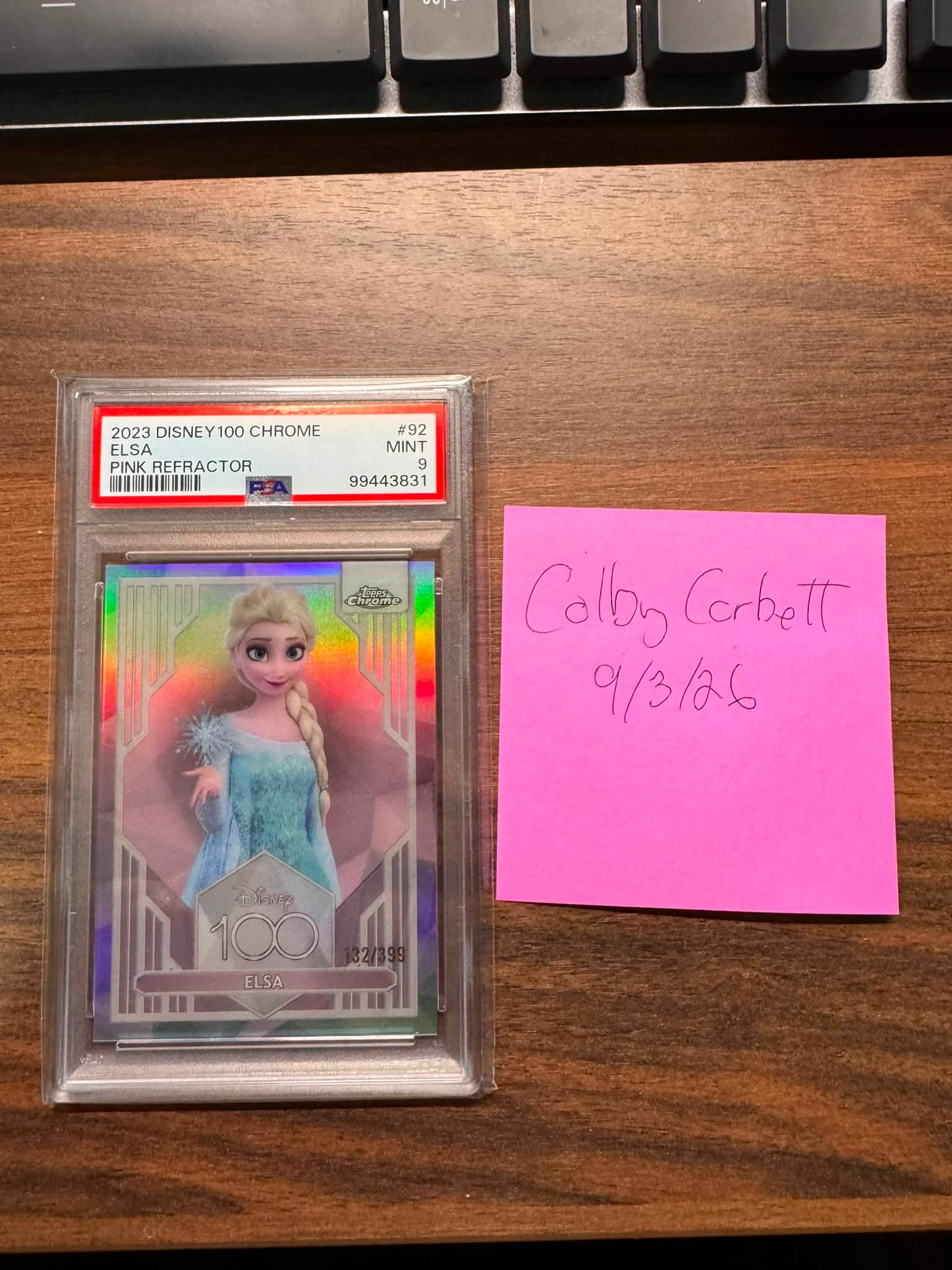 その他 2023 Topps Chrome Disney100 ROZ pink 399 CHESHIRE CAT