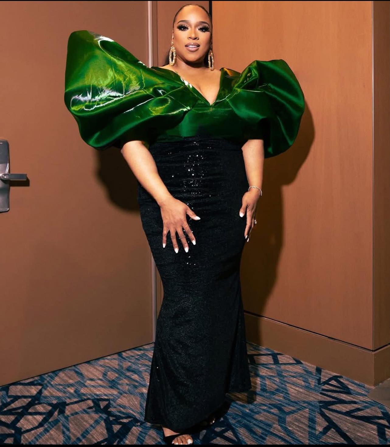 keyshia cole green dress Beautiful 🤩 🌸 plus size homecoming dresses