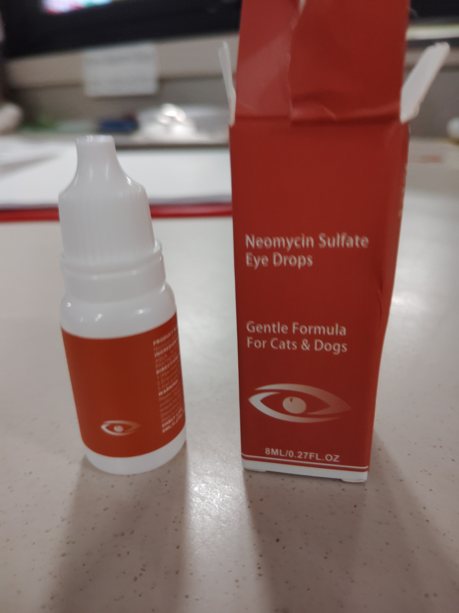 What are these unmarked eye drops for cataracts?