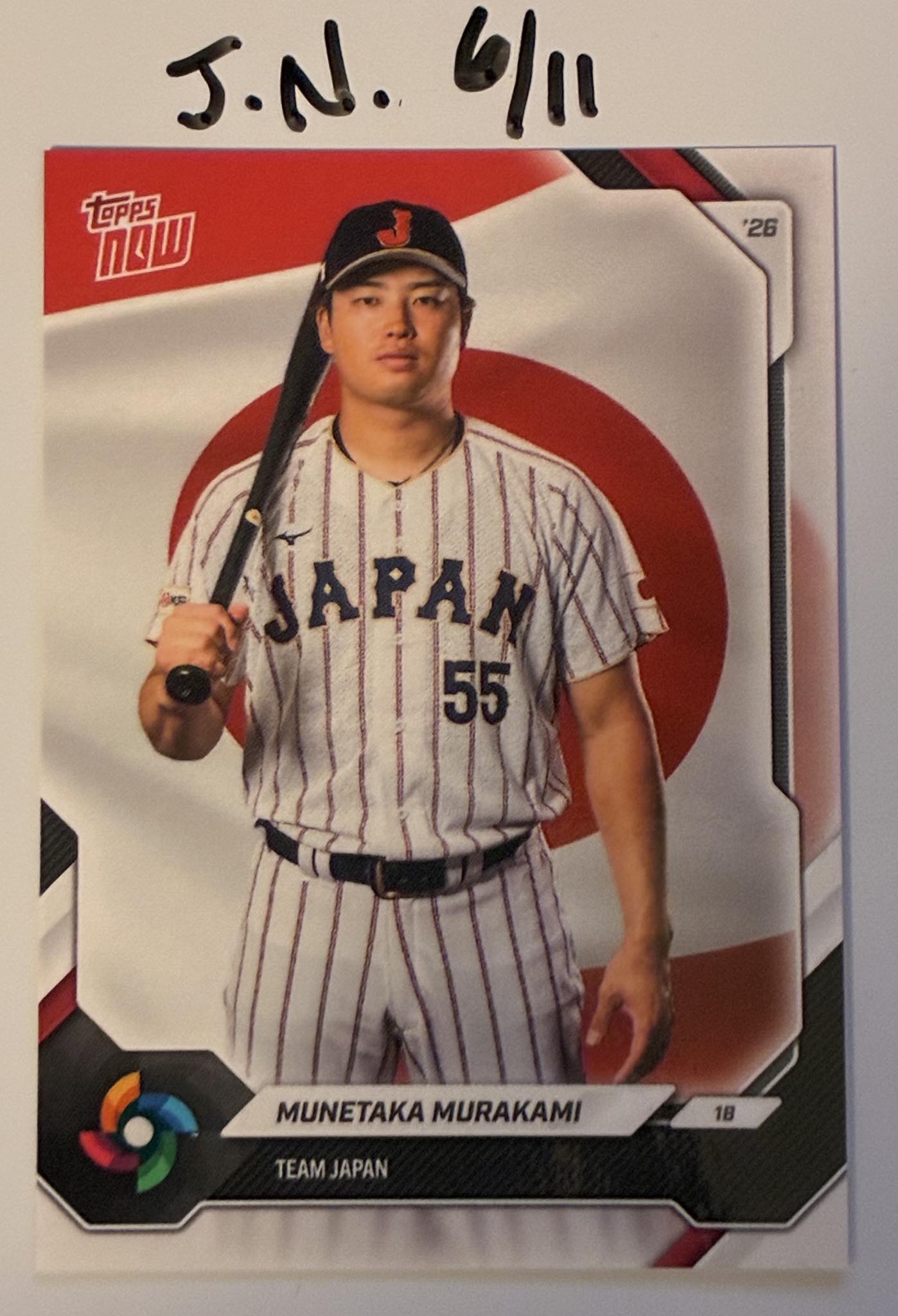 2026 Topps WBC Team Japan Munetaka Murakami card auction