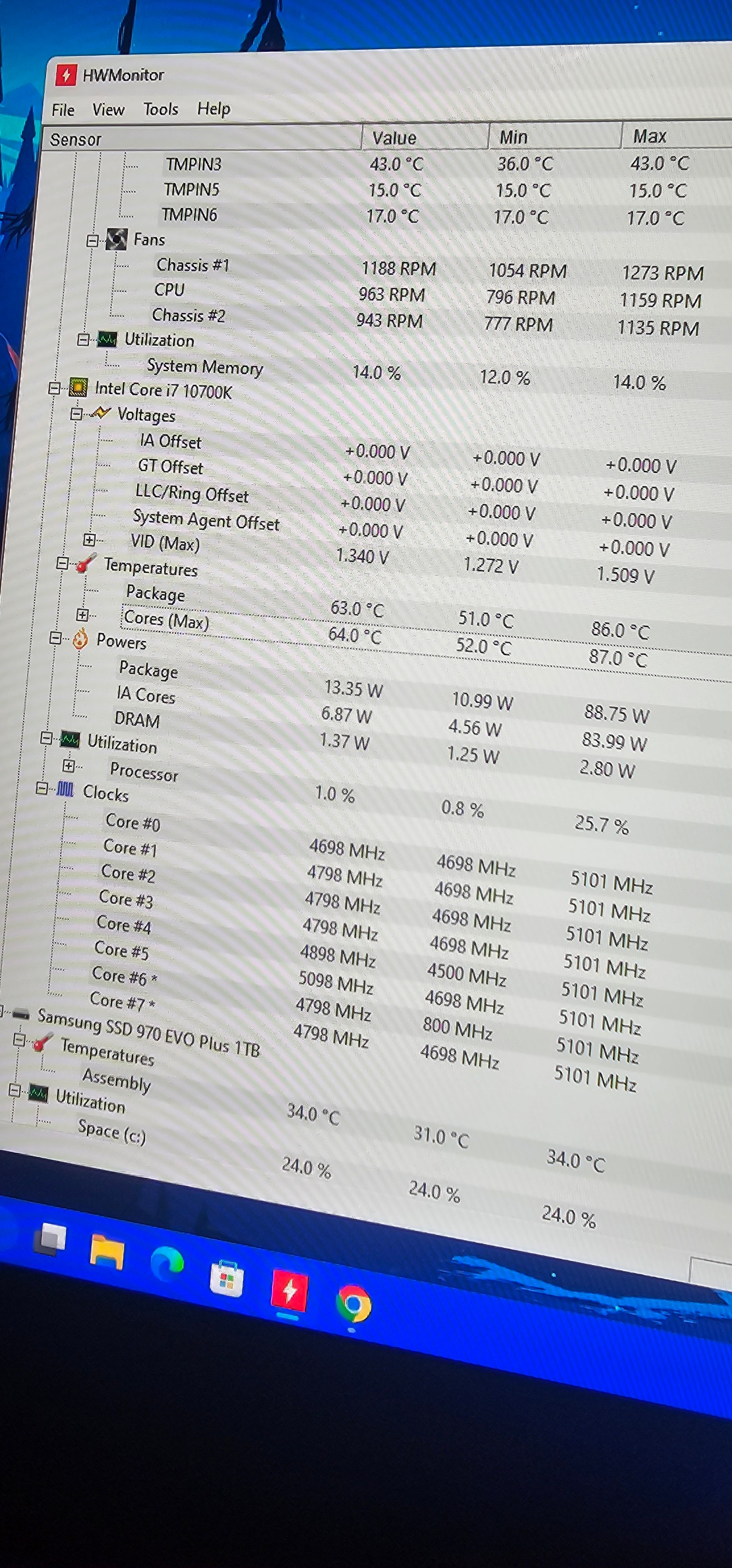 CPU intel core i7-10700 POSTチェック済