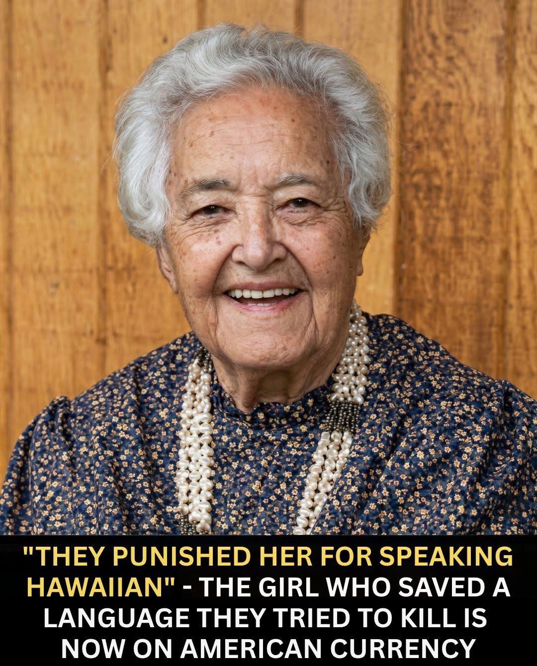 Her grandmother sat at the feet of a haole man and asked one quiet