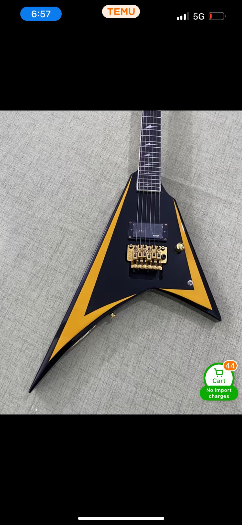 Alexi Laiho custom shop scythe guitar from Tokyo