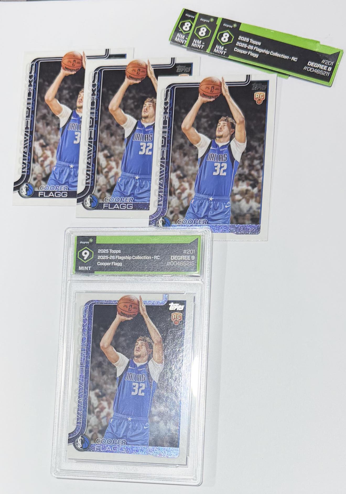 Degree authentication review of Cooper Flagg sports cards