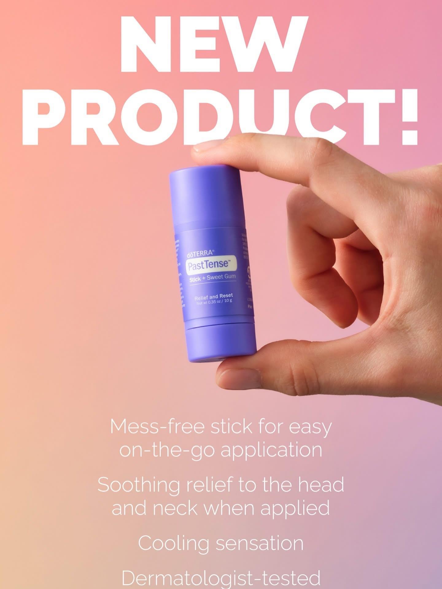 Meet the PastTense Stick + Sweet Gum, your mess-free roll-on for