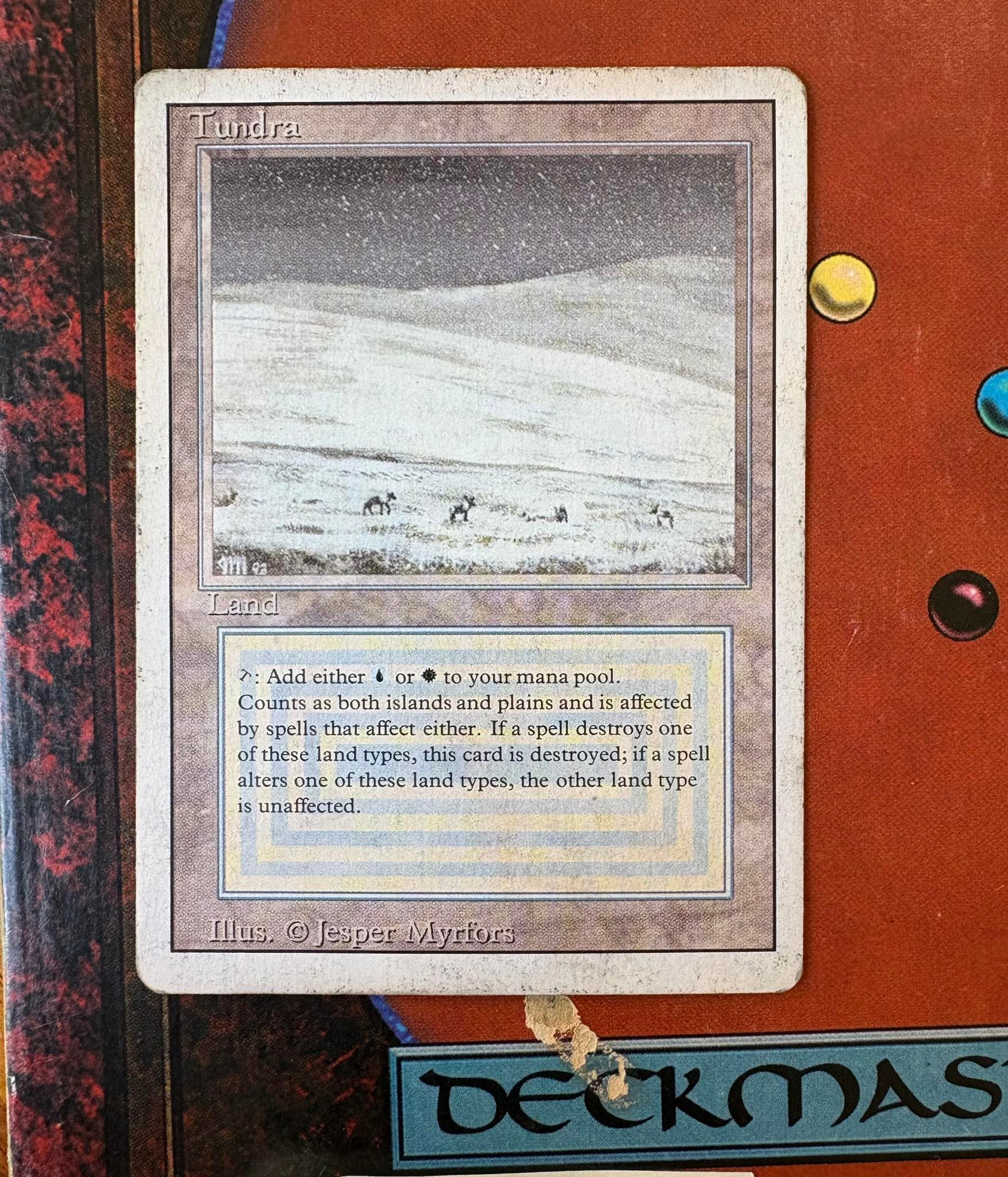 Magic the Gathering Tundra $310.00. Heavily played/ SOLD
