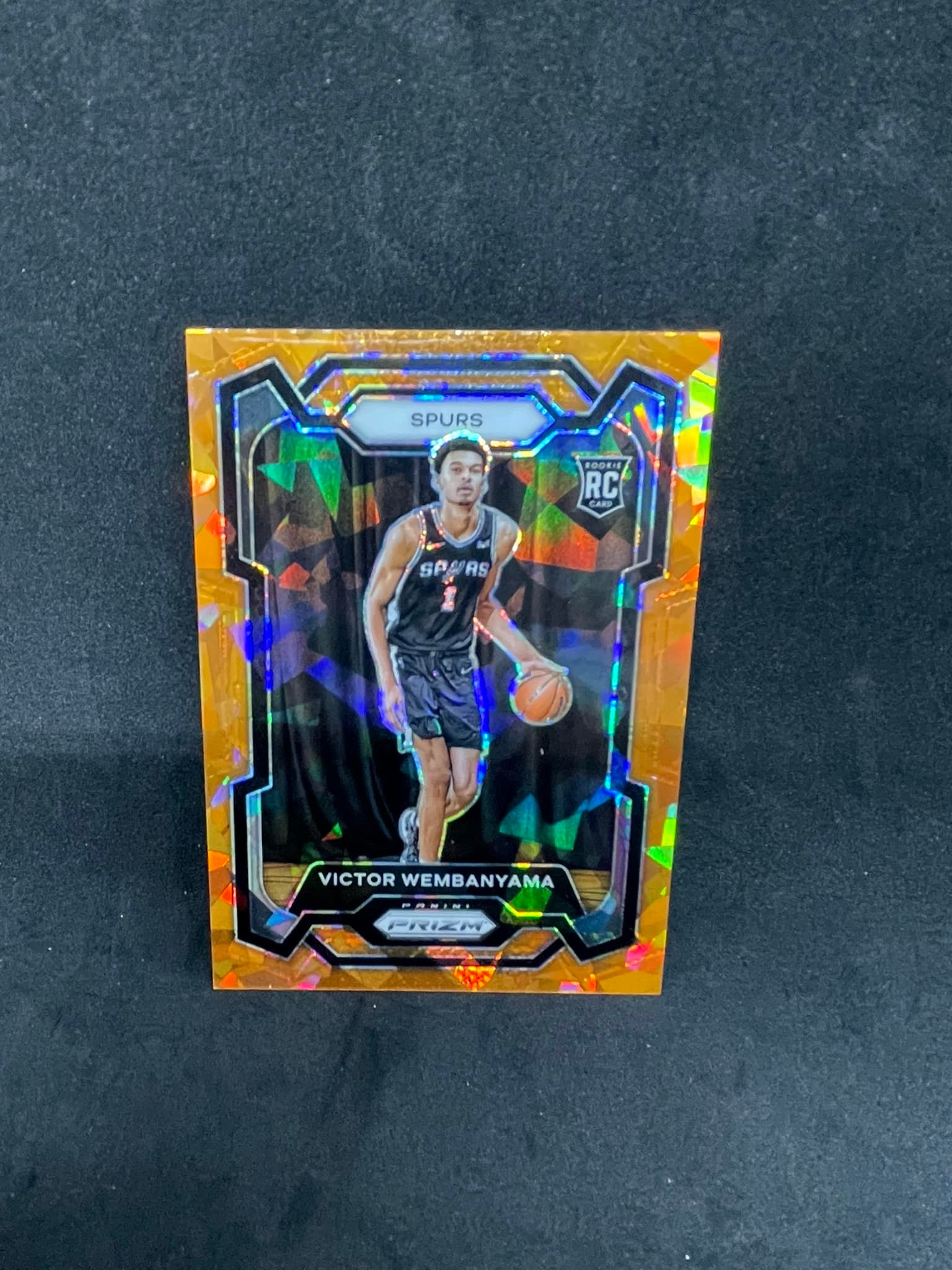 Victor Wembanyama Prizm Rookie card and other high-end sports cards