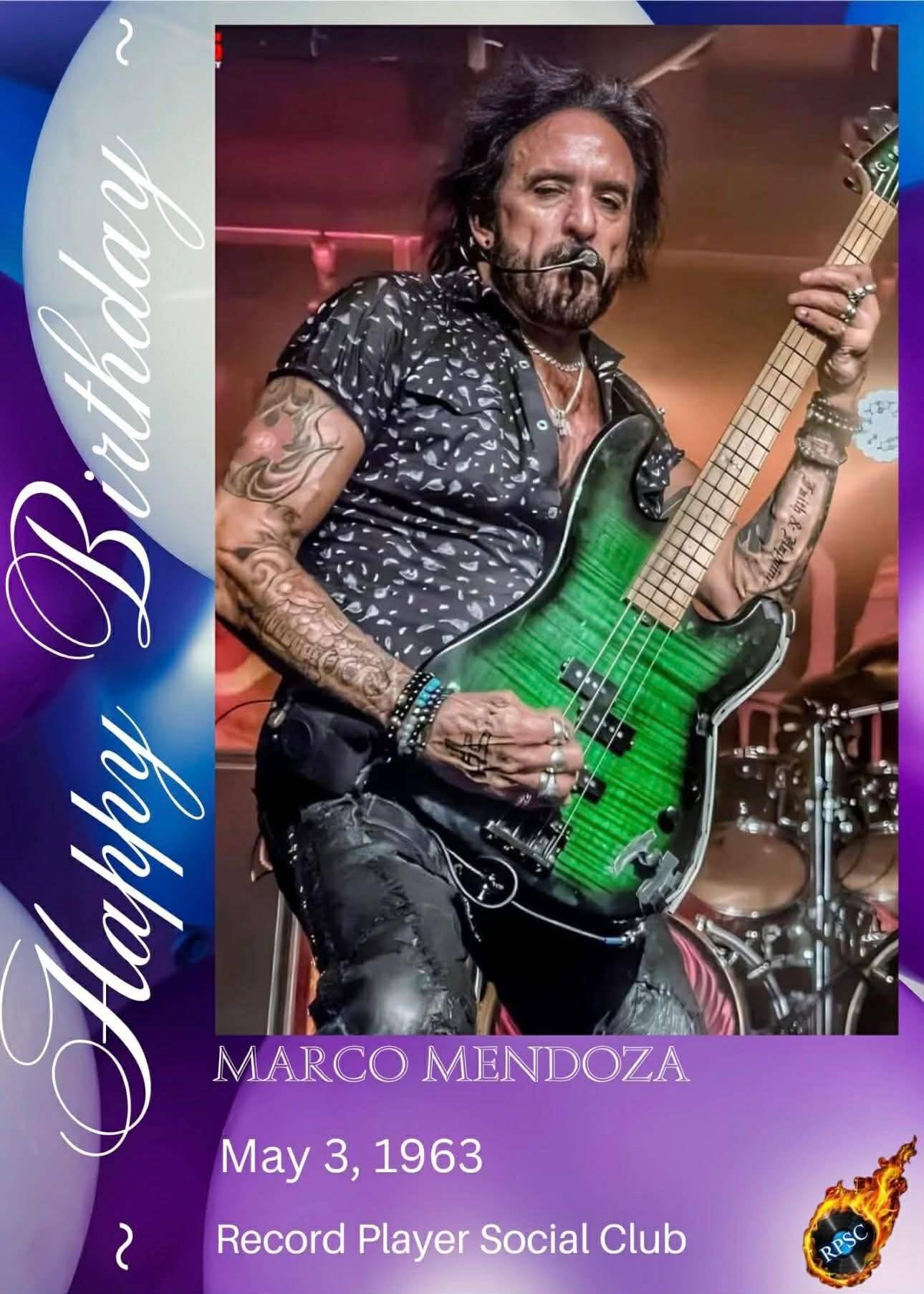 MARCO MENDOZA DEDICATES 