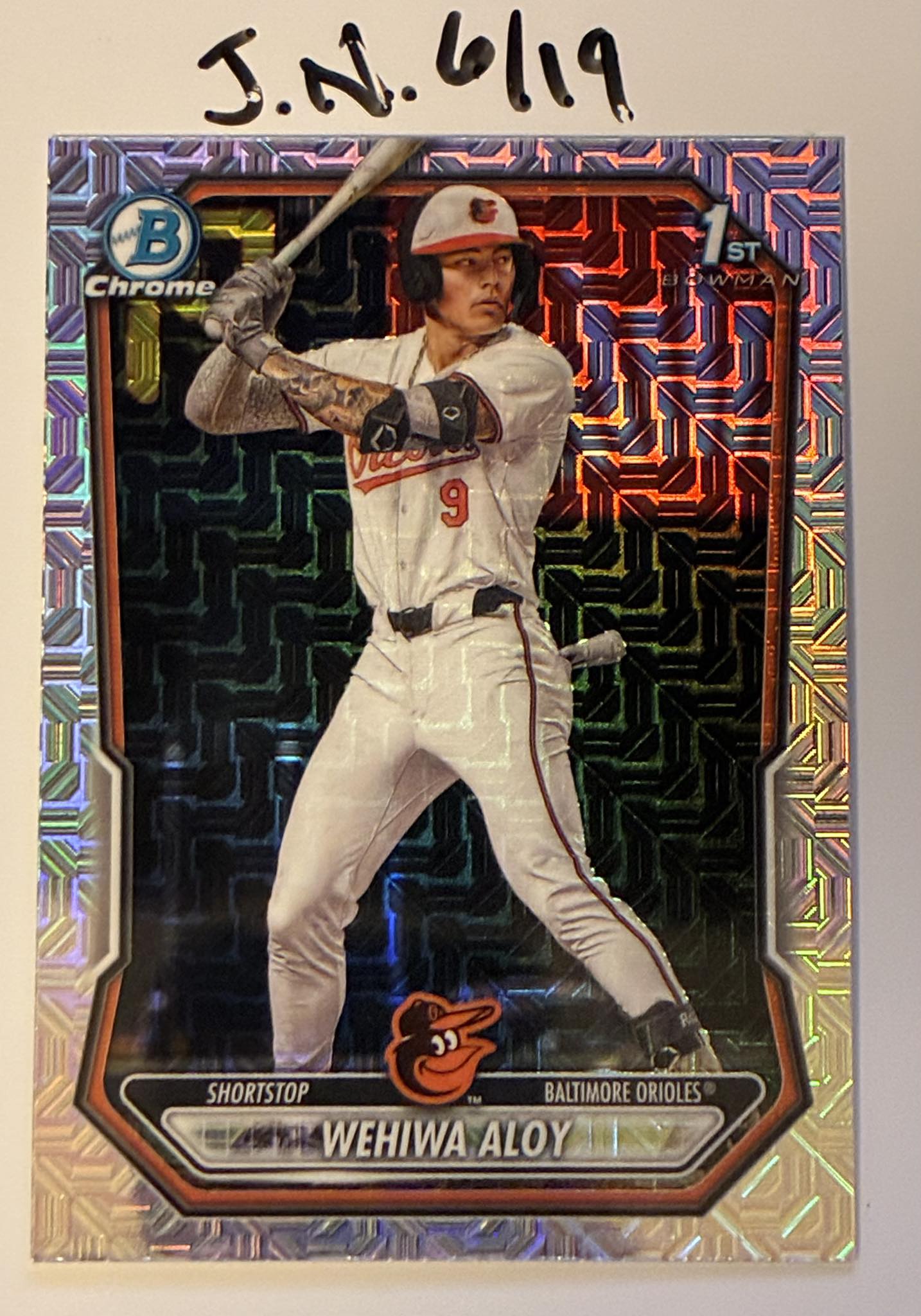 Wehiwa Aloy 2026 Bowman Baseball Mojo Refractor & Chrome 1st 