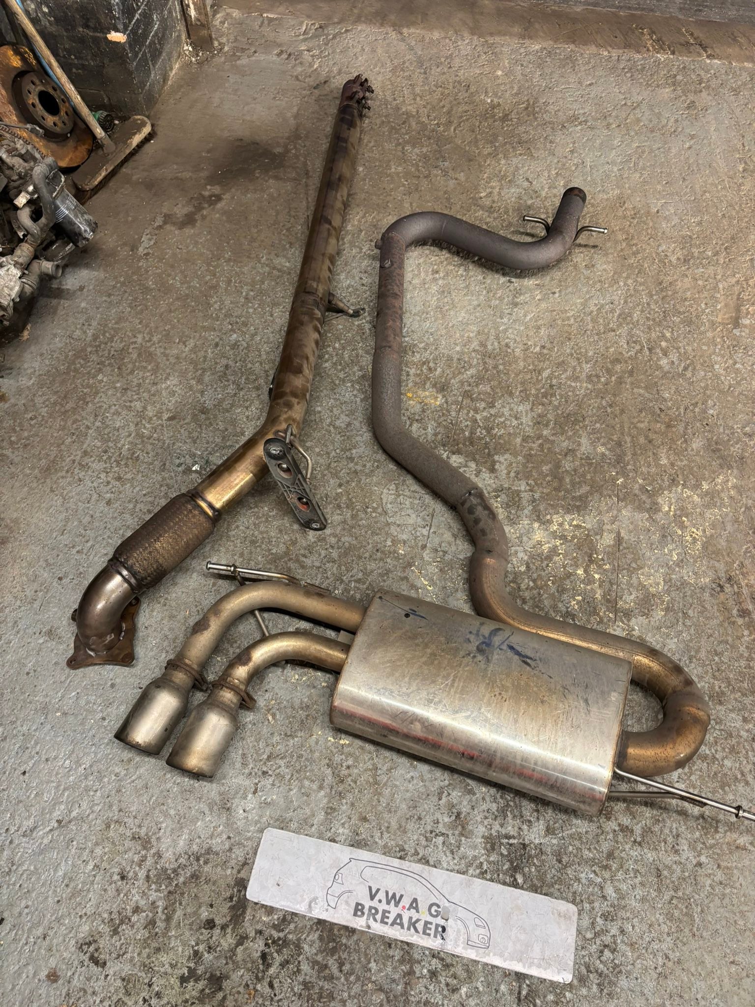 Mk5 golf gti decat exhaust system for sale