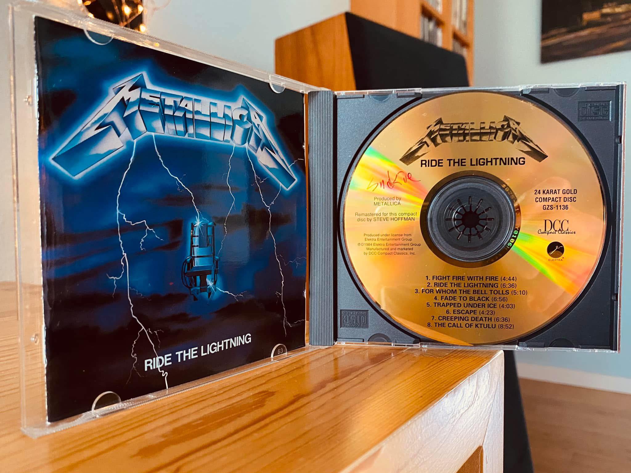 Metallica - Ride The Lightning 2000 DCC Compact Classics 24 Karat
