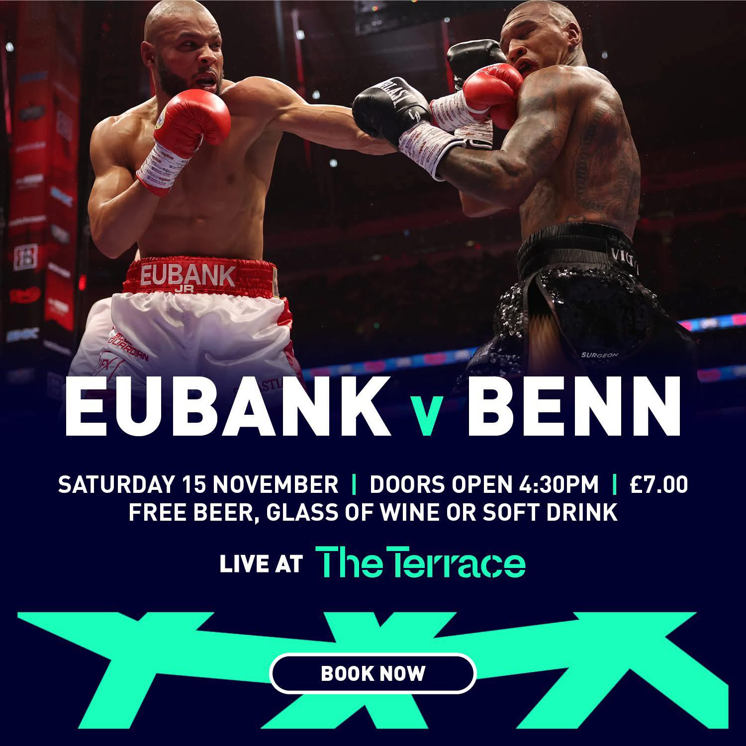 🥊 Eubank Jr vs Benn: The Rematch – Live at The Terrace! 🍺 | Facebook