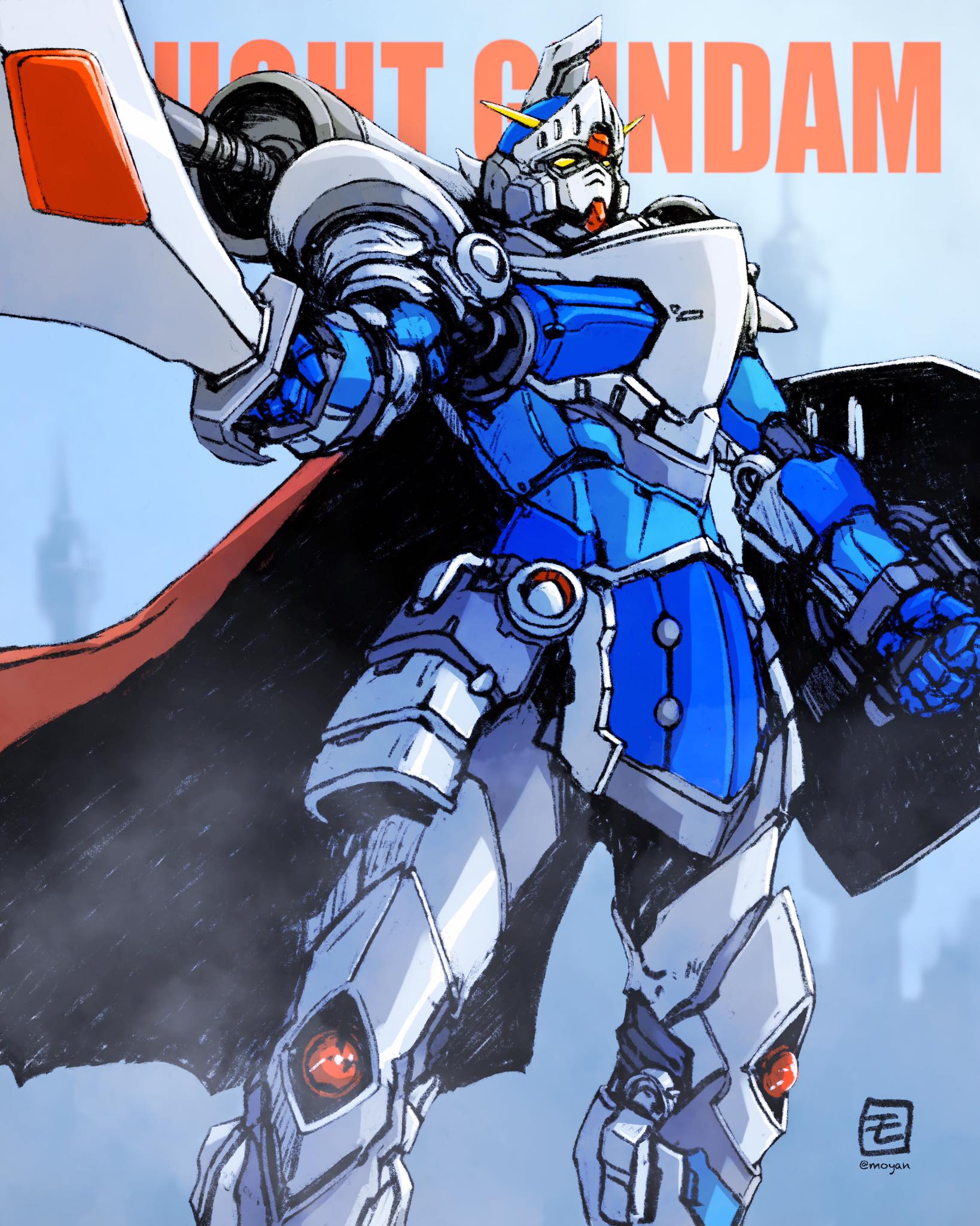 Knight Gundam (Kishi Gundam) Fanart by moyan On pixiv 