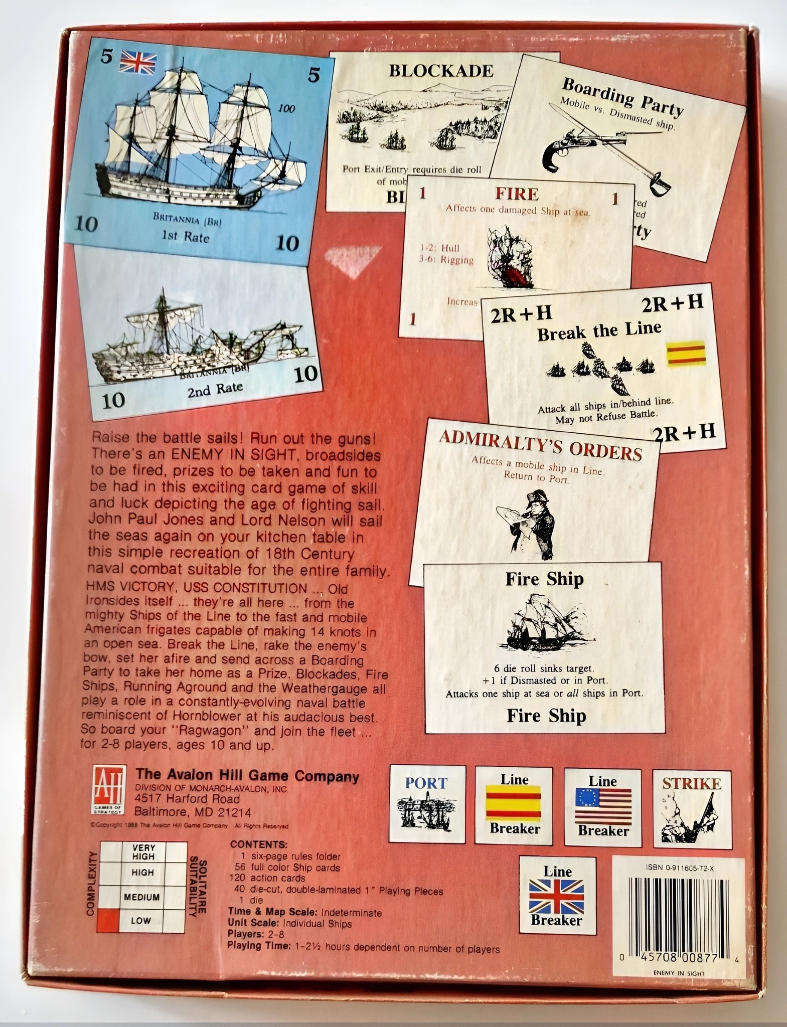 ENEMY IN SIGHT A Avalon Hill Game ENEMY in SIGHT! ENEMY AT ThAvir 