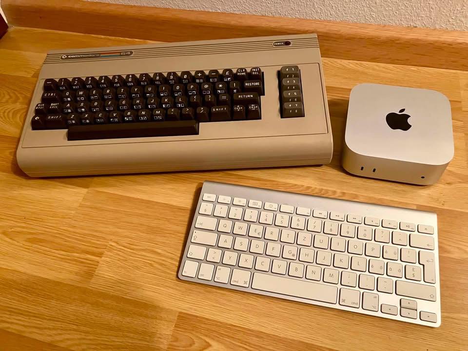 First and last computers: Commodore C64 and Mac Mini M4 Pro