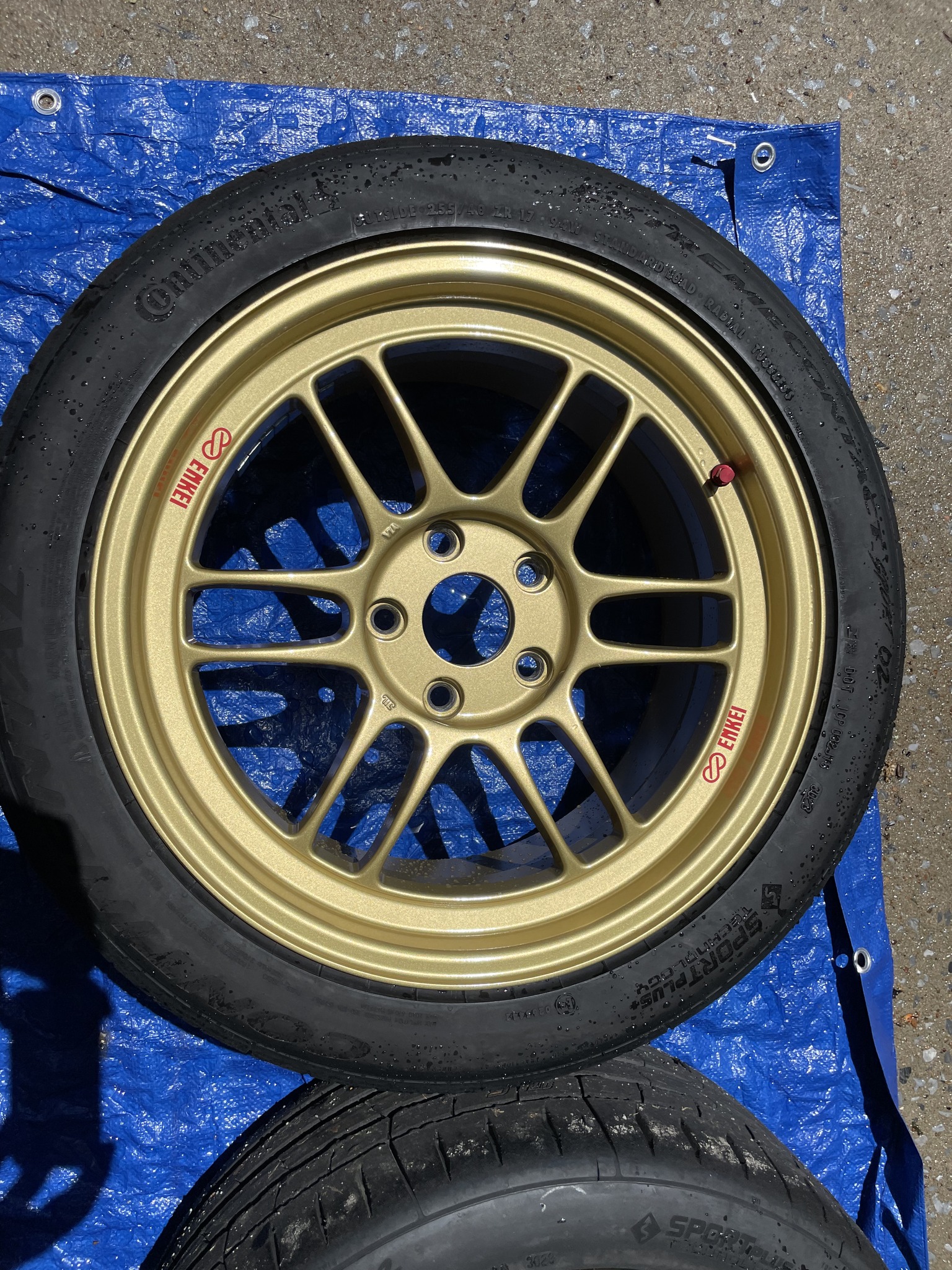 4 Black Racing Pro N1 wheels 17x7.5 with a +48 offset 4 New Toyo