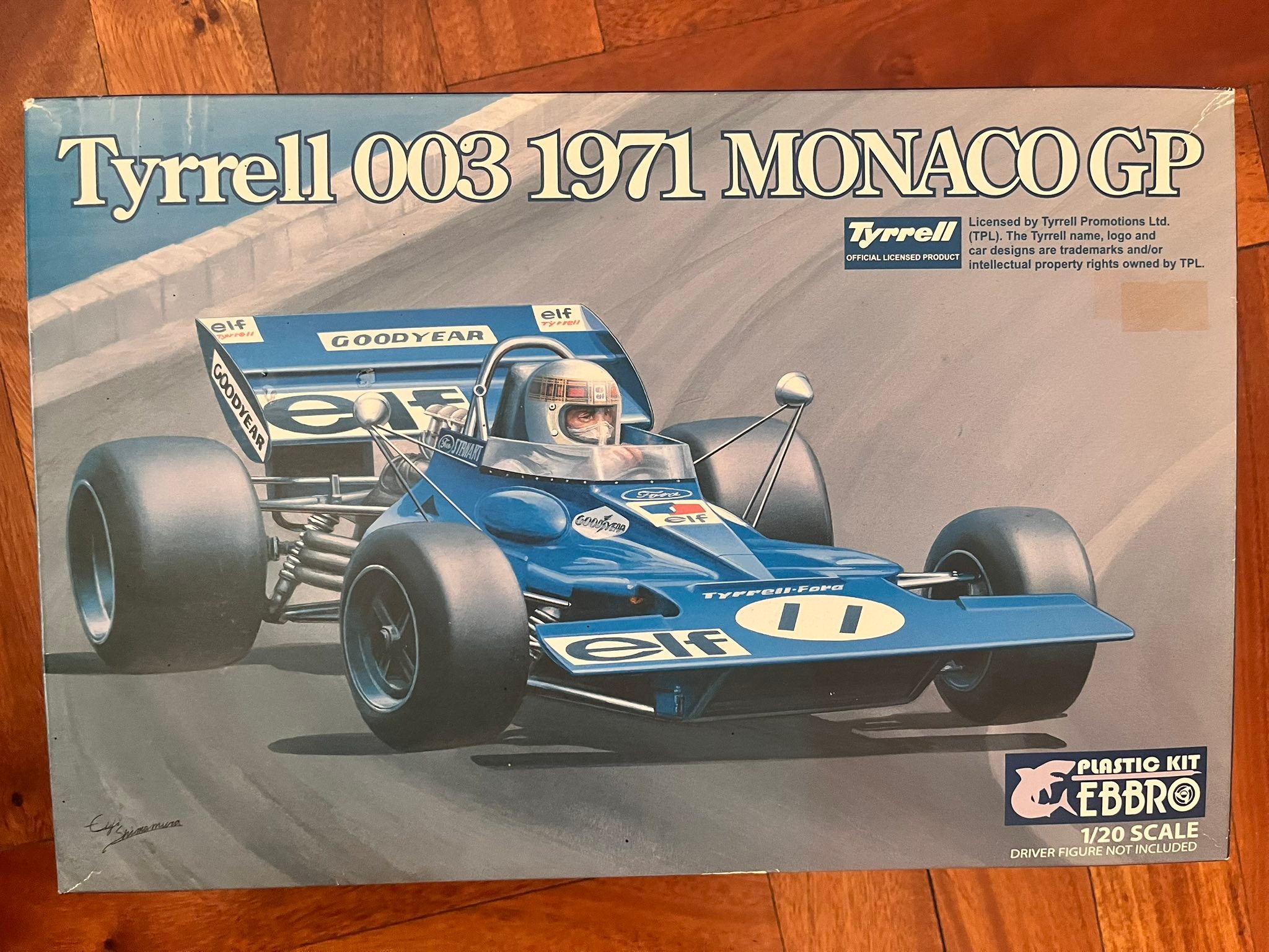 Building 1971 Tyrrell F1 kit by Ebbro