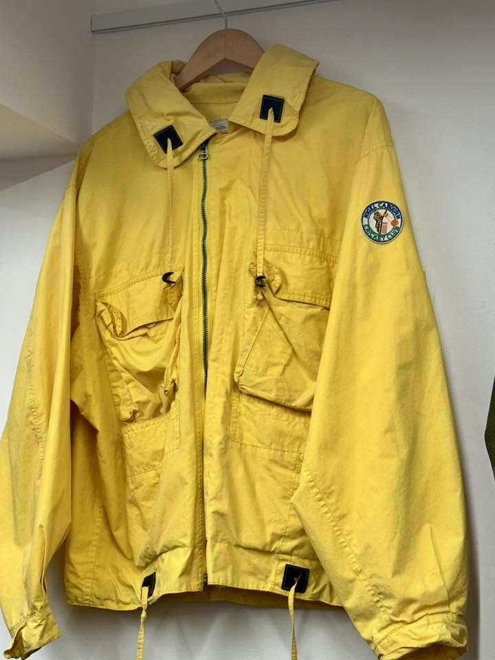 Nigel Cabourn cricket club jacket at Rebourne pop-up shop