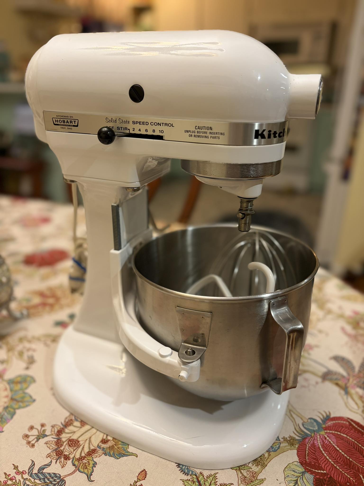 1984 KitchenAid K5SS mixer for daughter's high school graduation