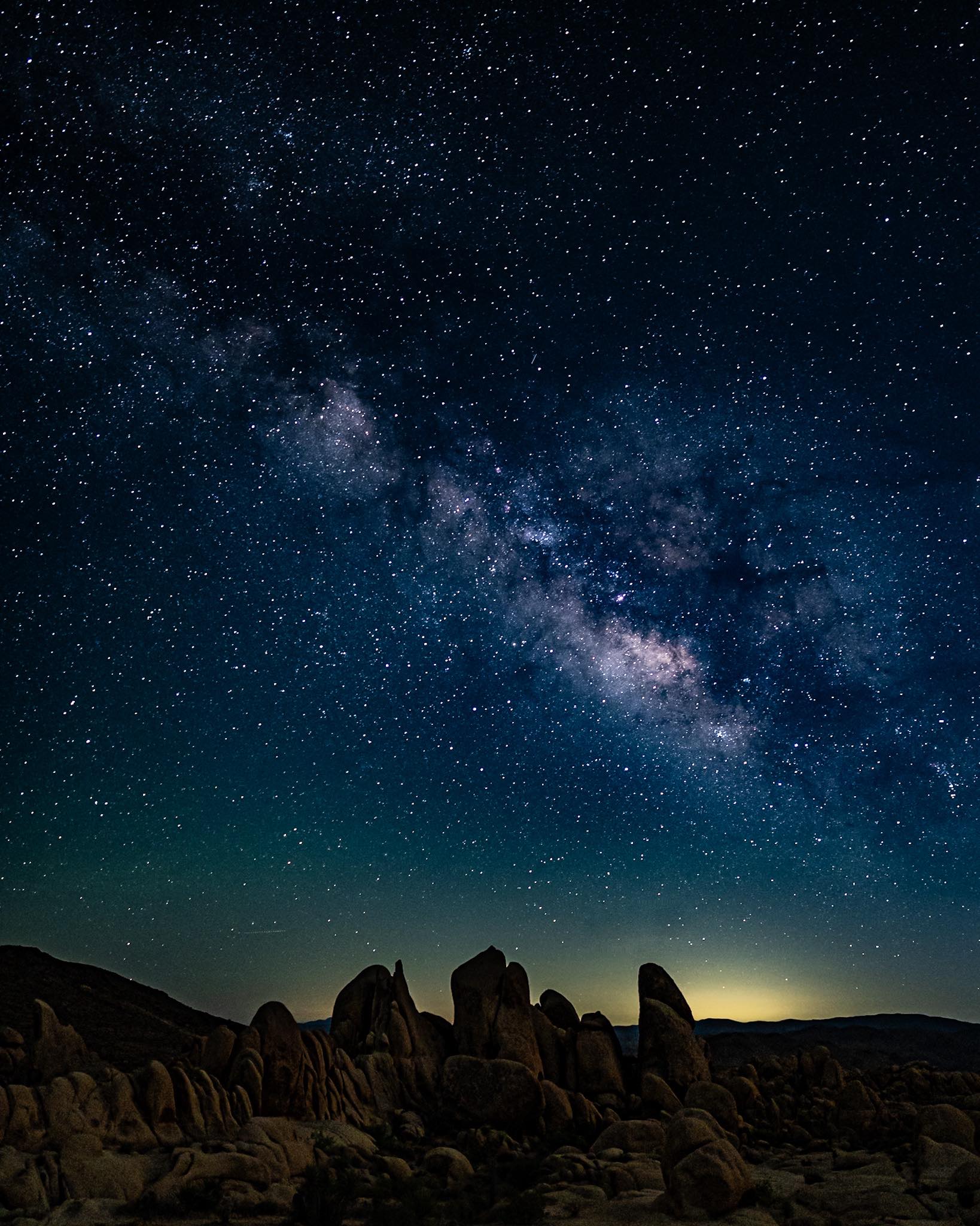 Milky Way at Joshua Tree with Nikon Z 6iii