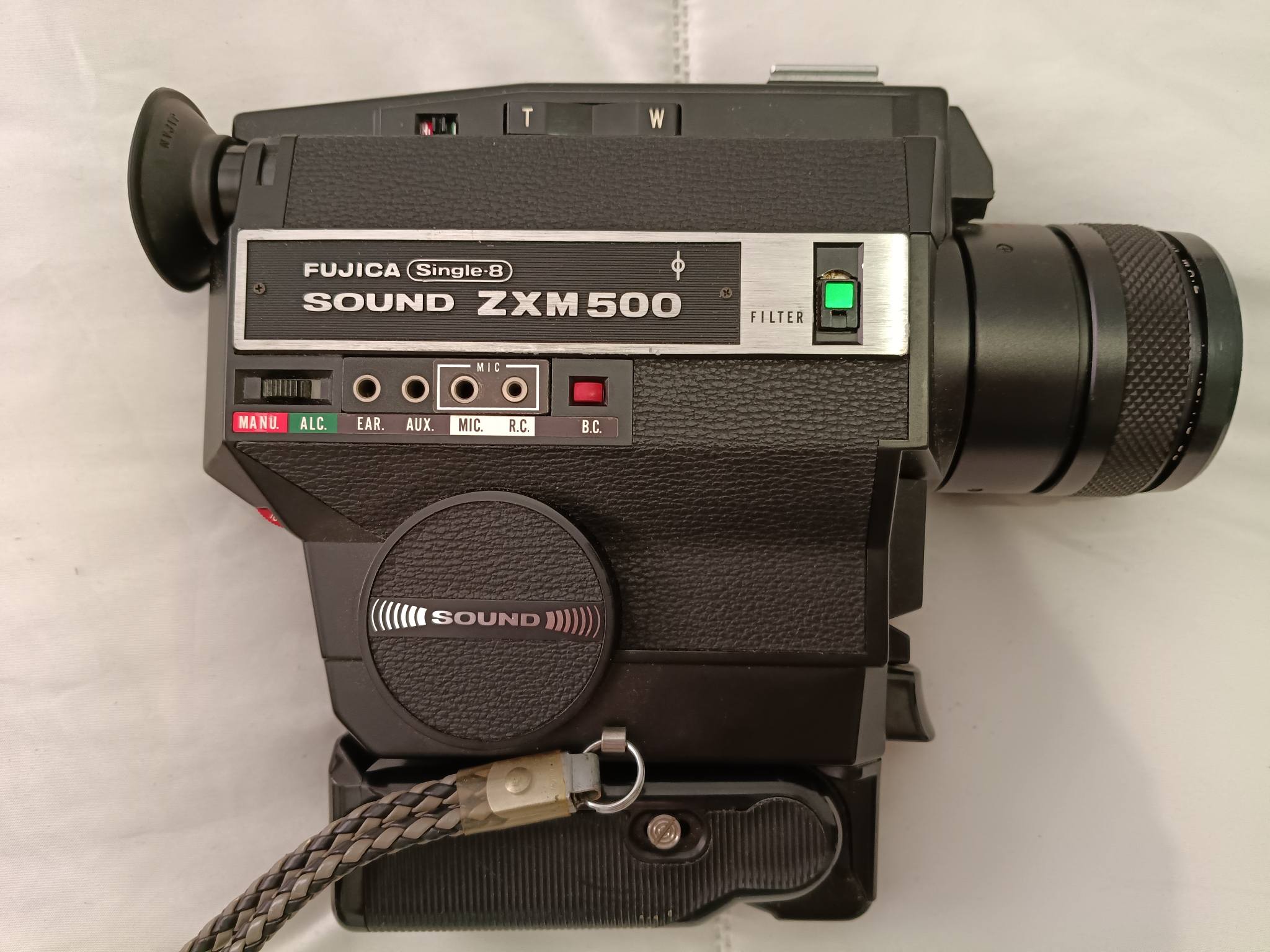 Fujica SC1000 single 8 movie camera with Puls-Sync kit