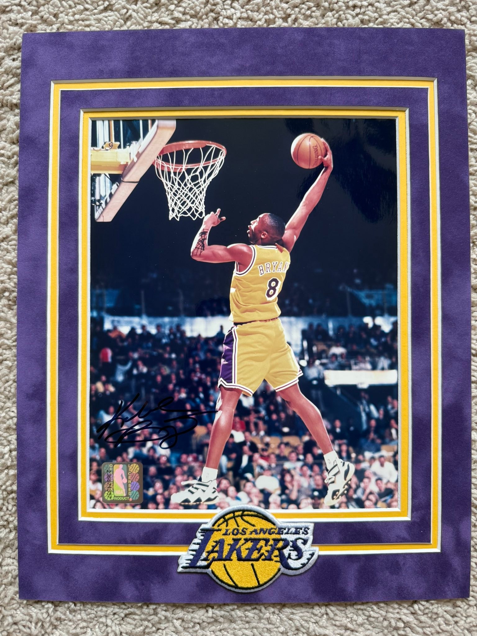 KOBE BRYANT FINAL GAME MEMORABILIA! Check out some limited edition 