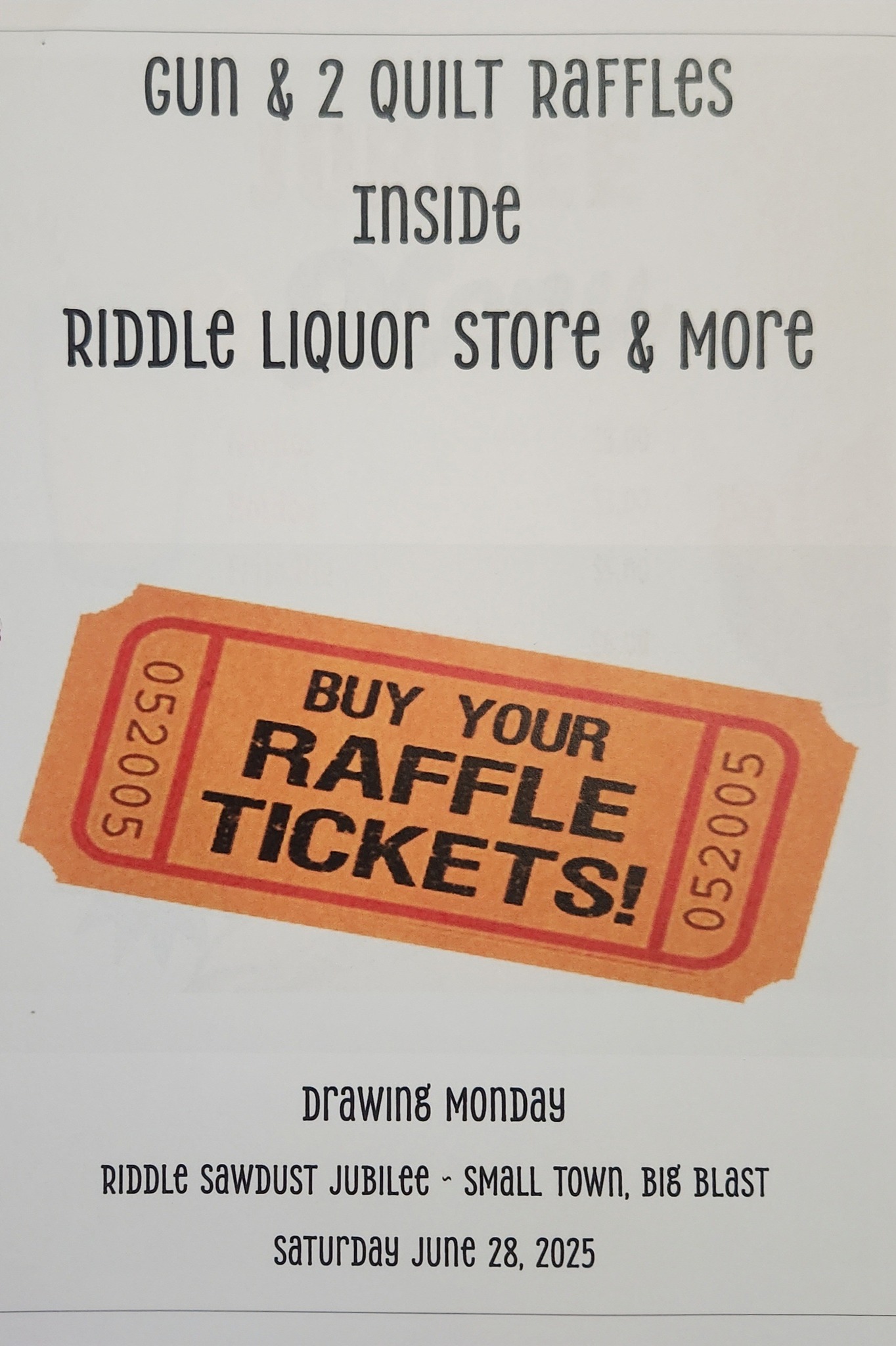 Sawdust Jubilee Riddle Oregon