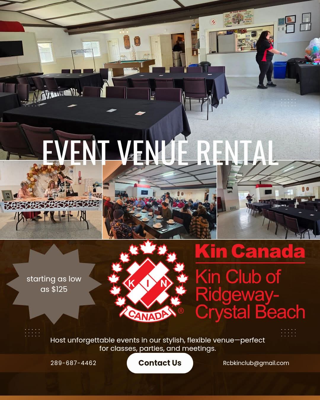 Ridgeway Crystal Beach Kin Club Hall | **BOOKED YOUR COMPANY/FAMILY ...