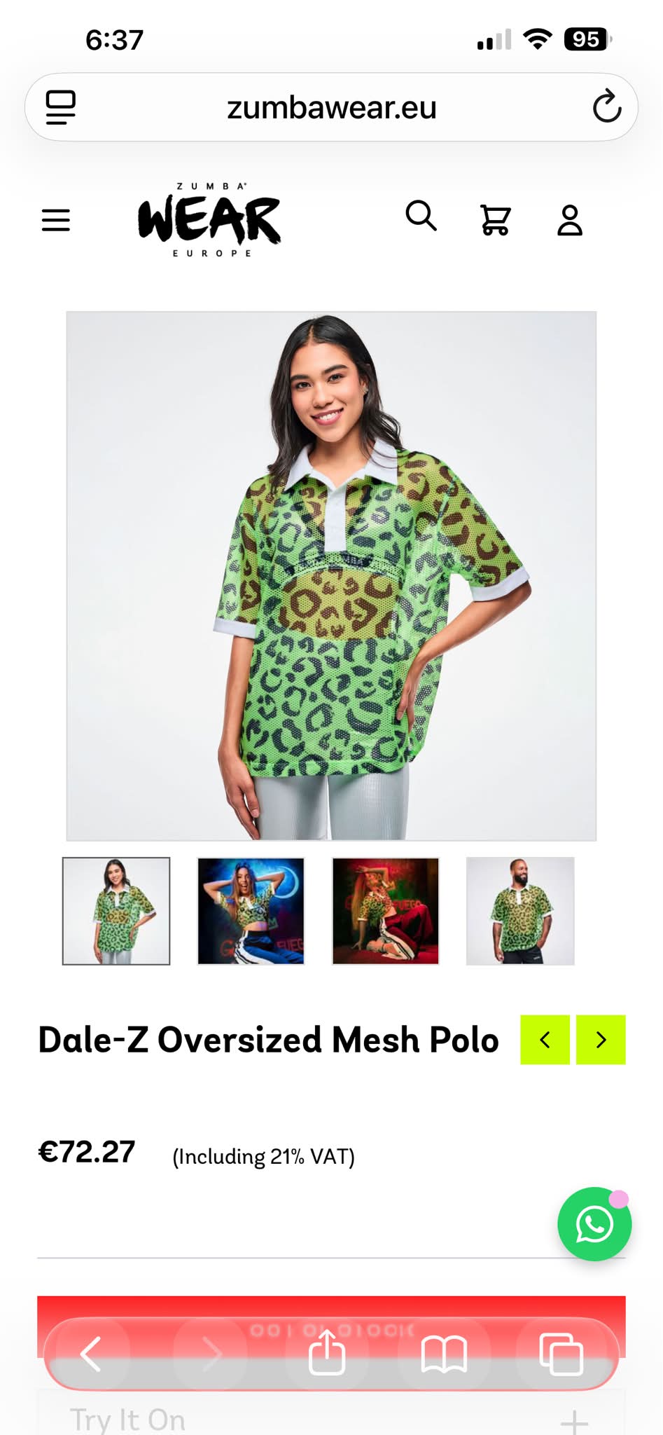 Where to buy Fuego Flow Dale-Z oversized mesh polo shirt?