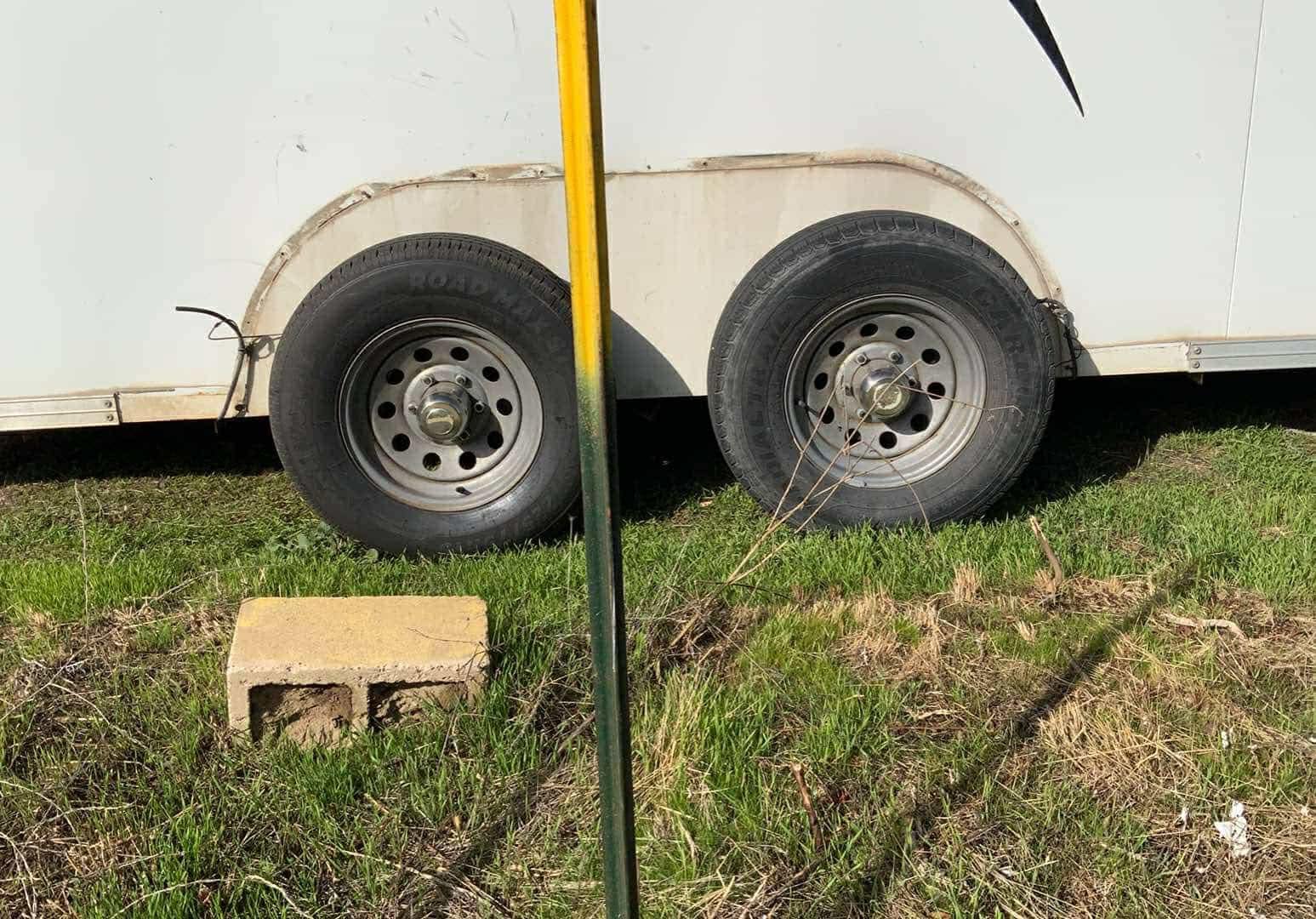 Checkered Steel Tandem Axle Fenders - Trailer Parts and Trailer Fenders