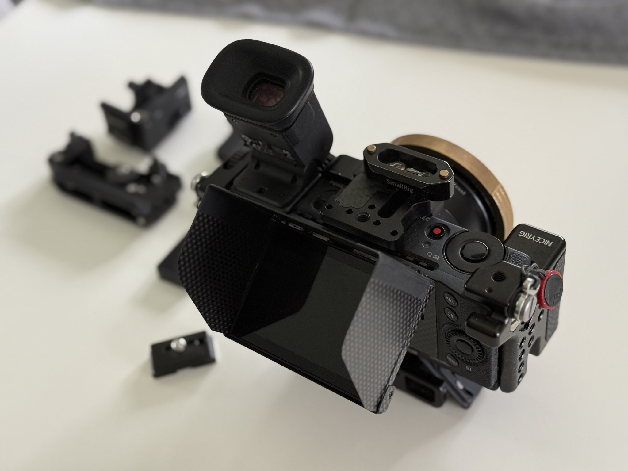 Selling my Sigma FP. Included EVF-11 and SSD mount cage by Dark