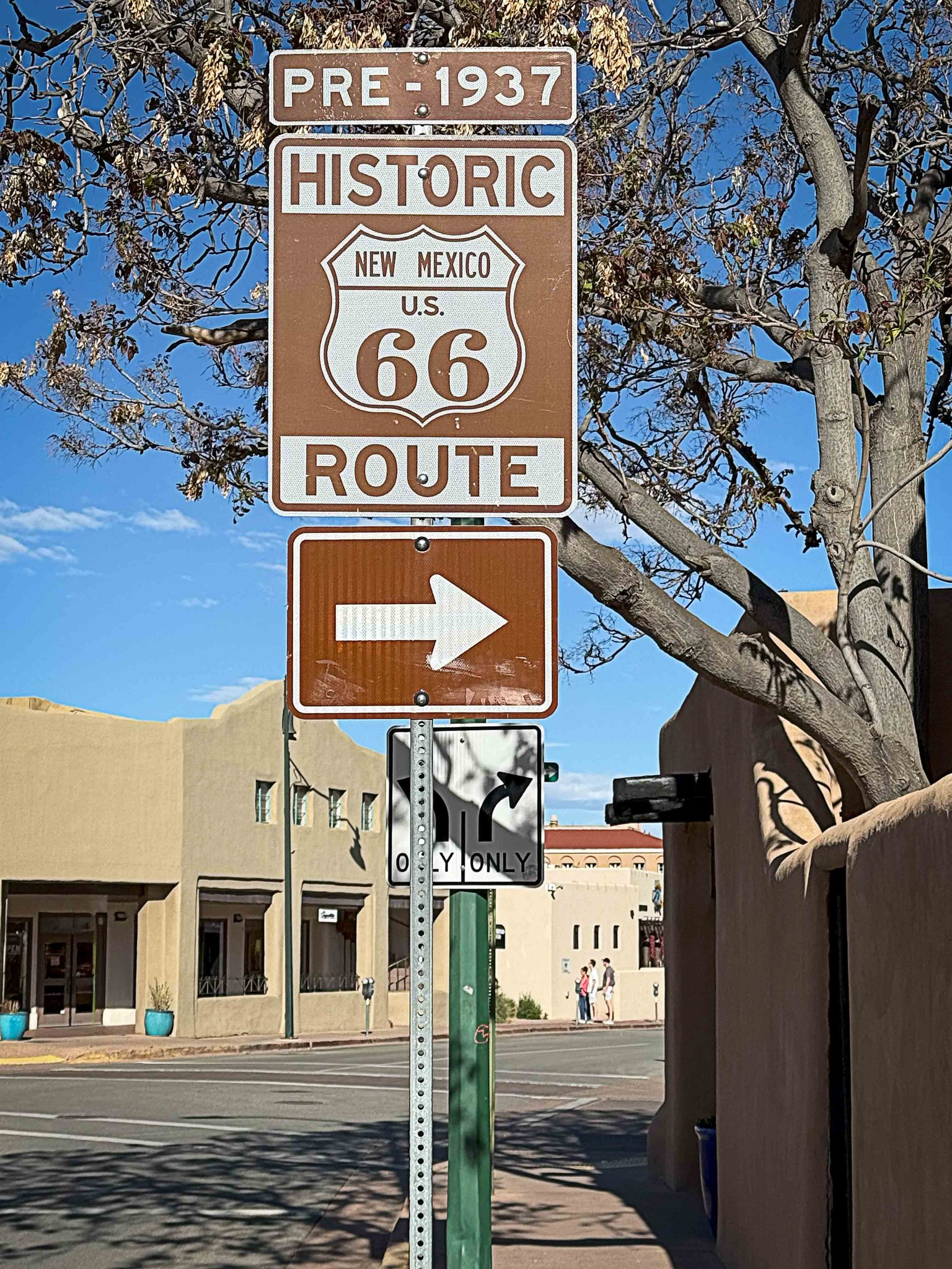 Santa Fe, NM detour on historic Route 66