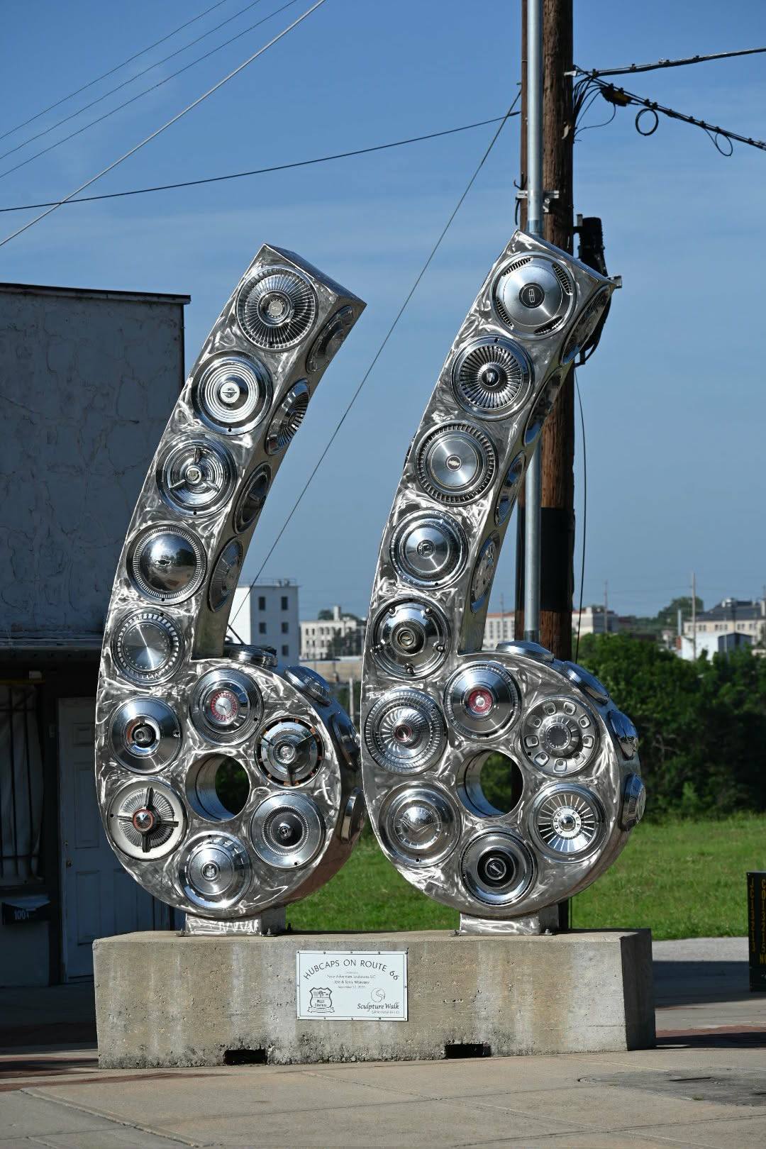 Route 66 sculpture series in Springfield, MO