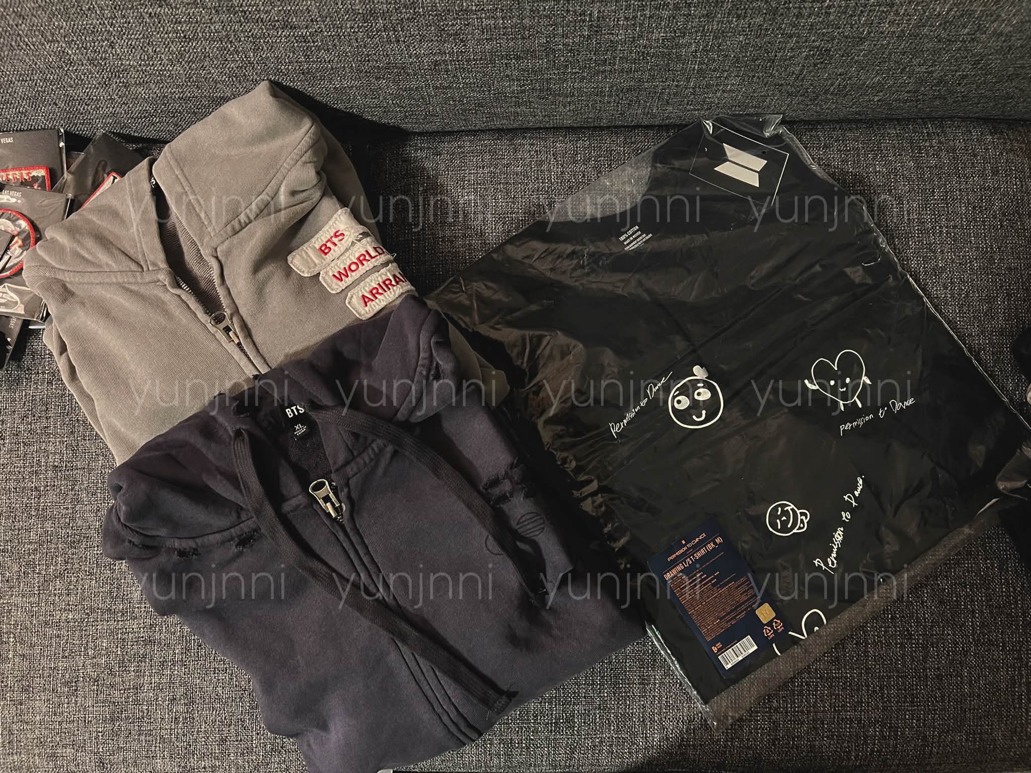 BTS Arirang pop-up store items for sale