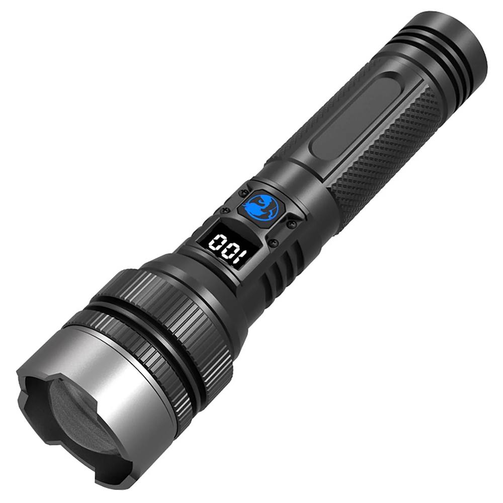 KZK 2500 Lumen Tactical Flashlight - Zoomable 5 Modes, Waterproof, For Camping & Emergencies
