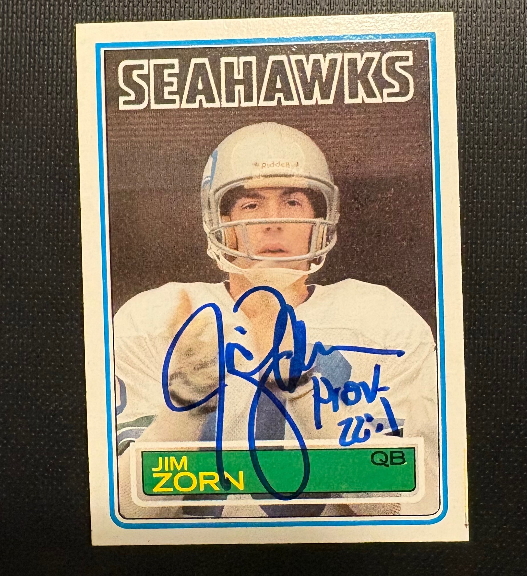Jim Zorn! 20 days! Thanks Jim! SEAHAWKS AW AWKS KS apidden. ddeao 