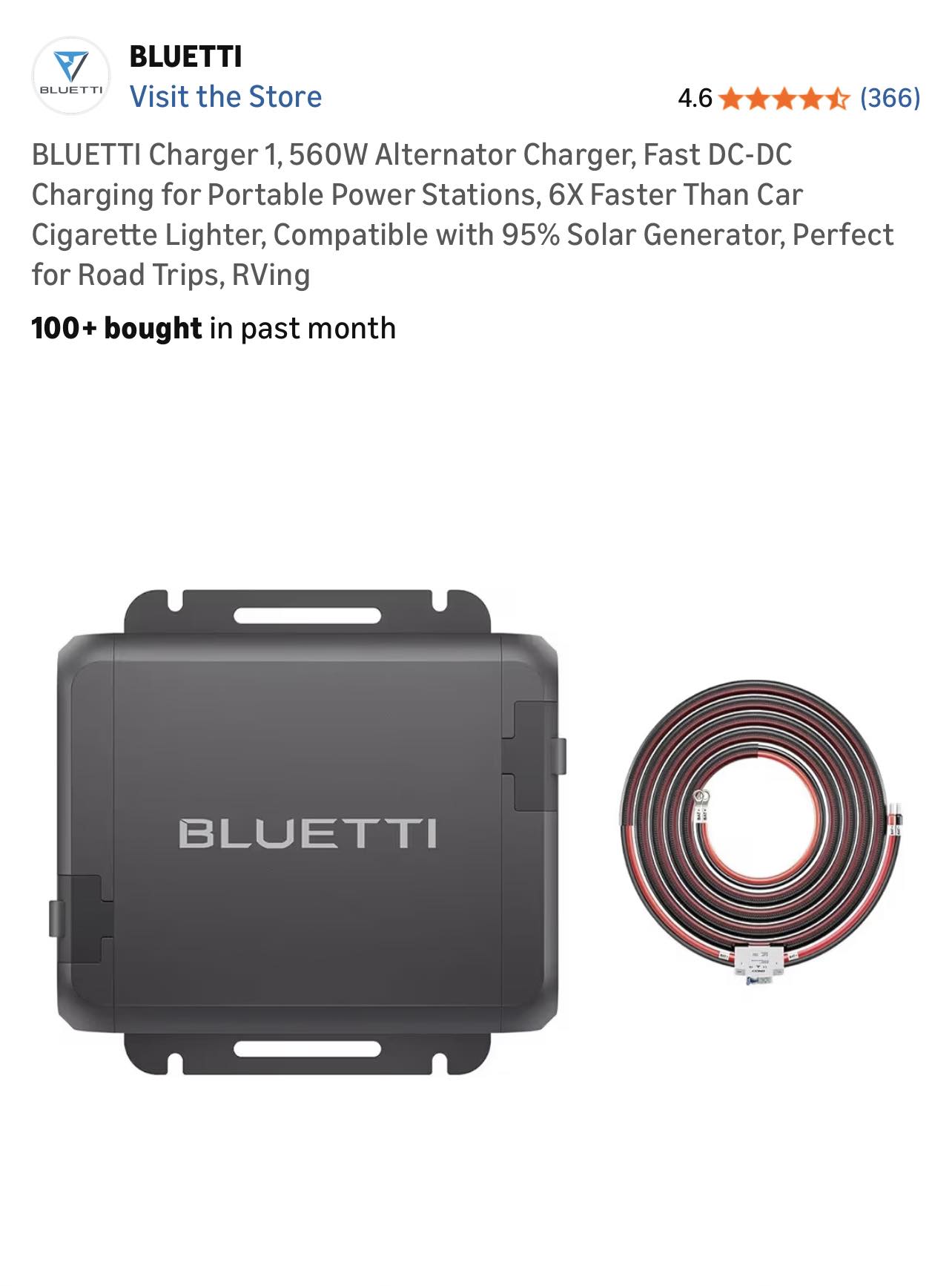 Bluetti charger 1 user experiences?