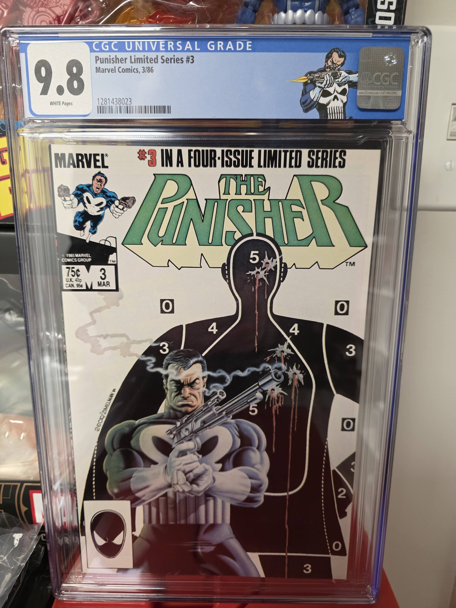 Classic Comic - Punisher #1 (1986) - Jigsaw appears. Punisher