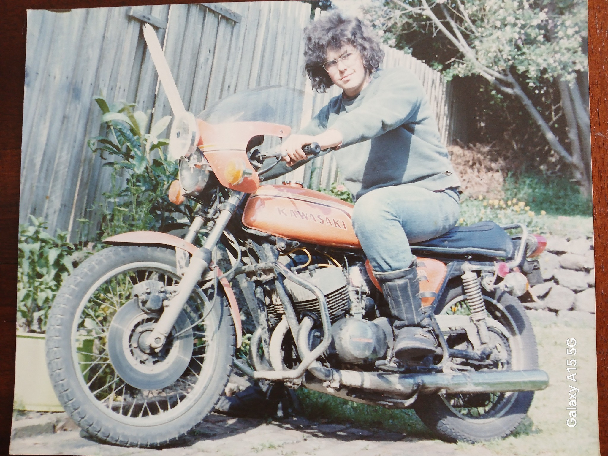 vintage an・an no.12 My Kawasaki H1 Mach 3 motorcycle