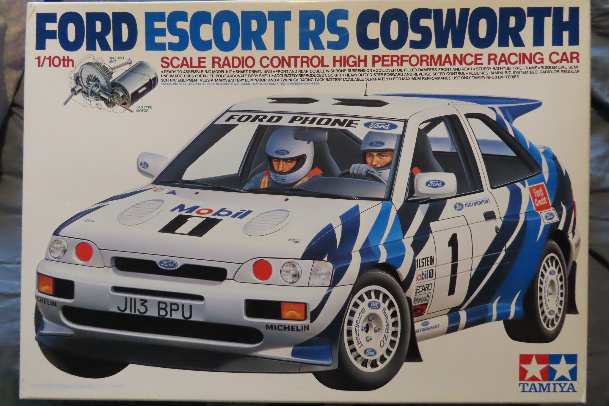 Tamiya 1/10th RC Ford Escort RS Cosworth build