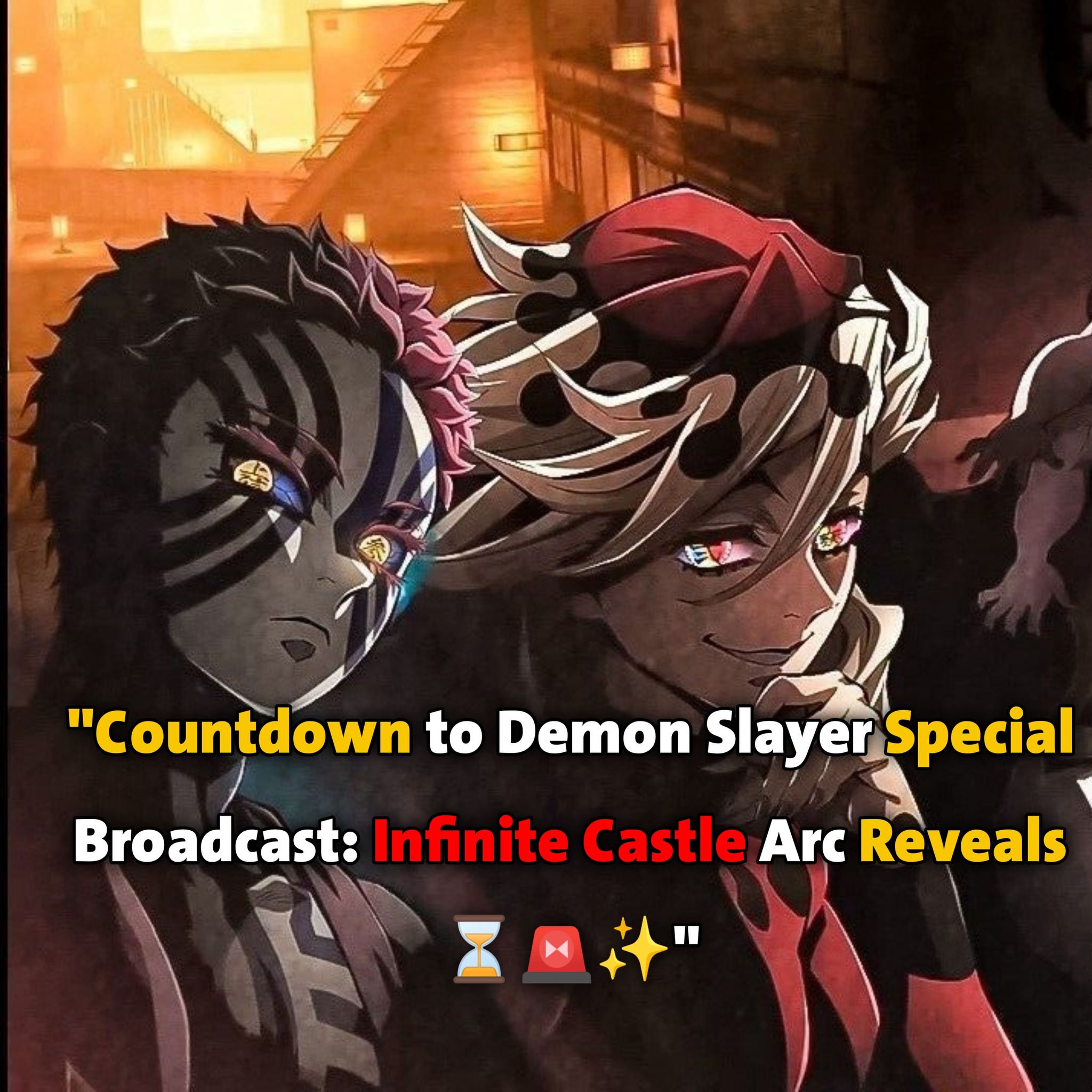 New Promotional Posters of TANJIRO & ZENITSU as the COUNTDOWN 