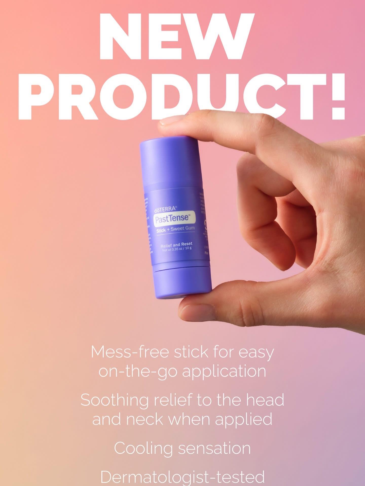 Meet the PastTense Stick + Sweet Gum, your mess-free roll-on for