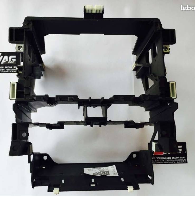 Sound-way Kit Montage Autoradio 1 DIN Audi A3 8P/8PA 2003-2008 – Noir Avec Accessoires