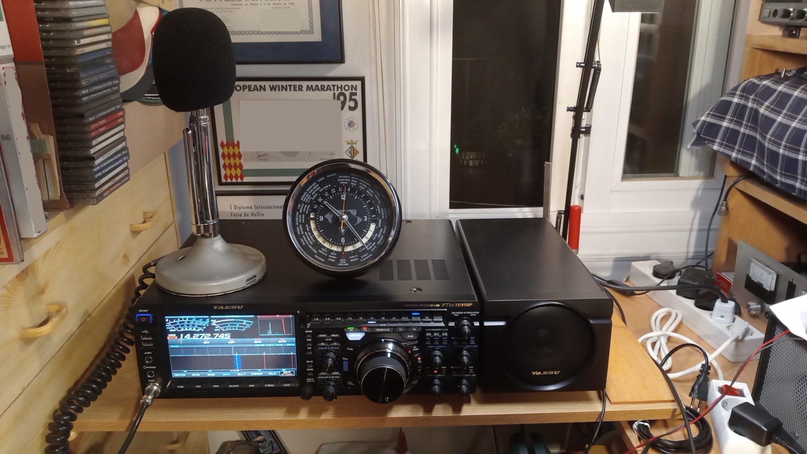 Yaesu QTR-24 clock from FT-101F