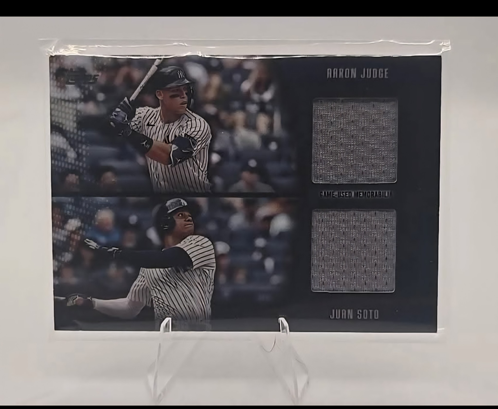 Rare baseball card collection featuring Aaron Judge and Chipper Jones
