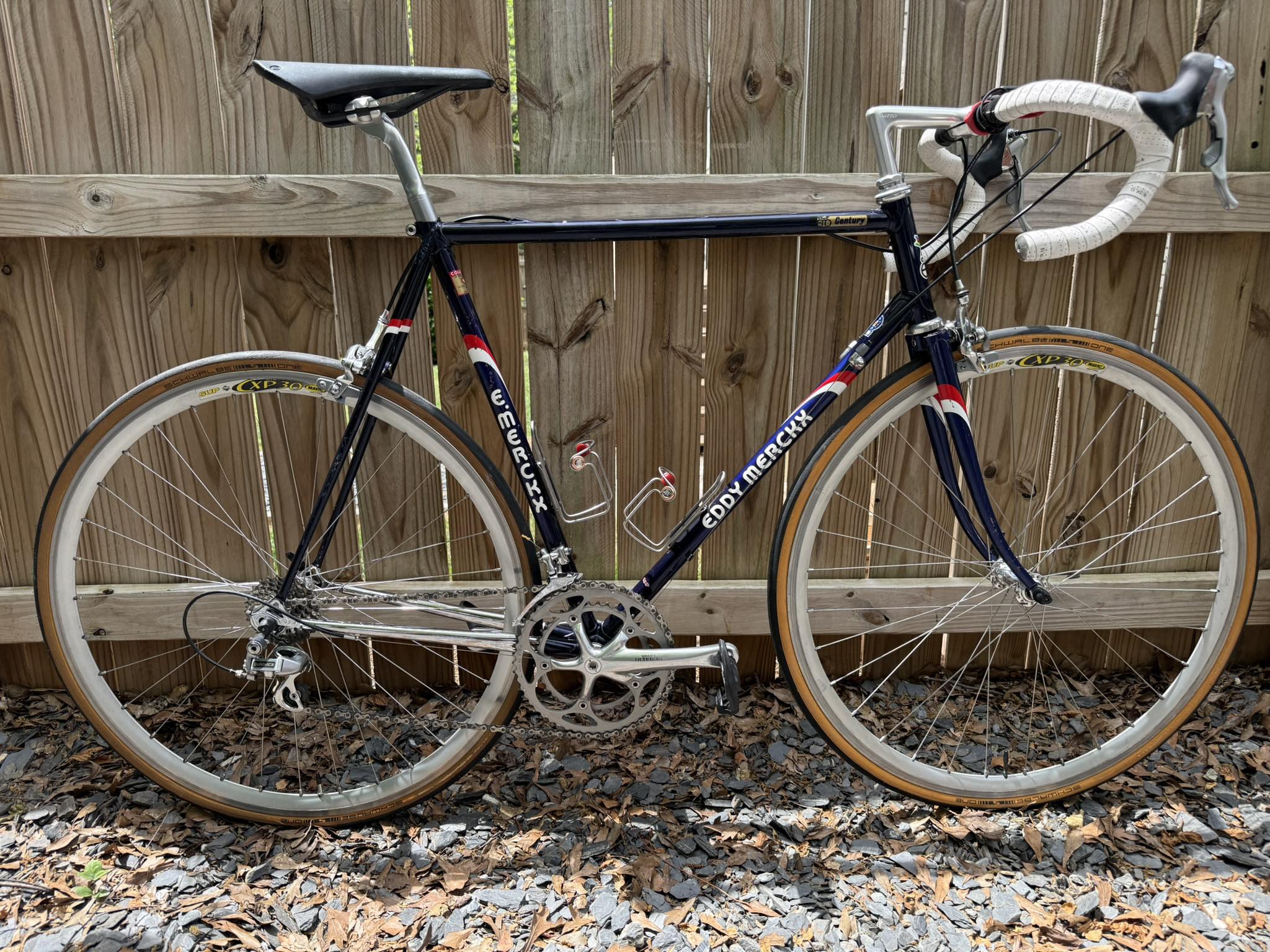 1993 Eddy Merckx Century bike with TSX tubing and Dura-Ace components