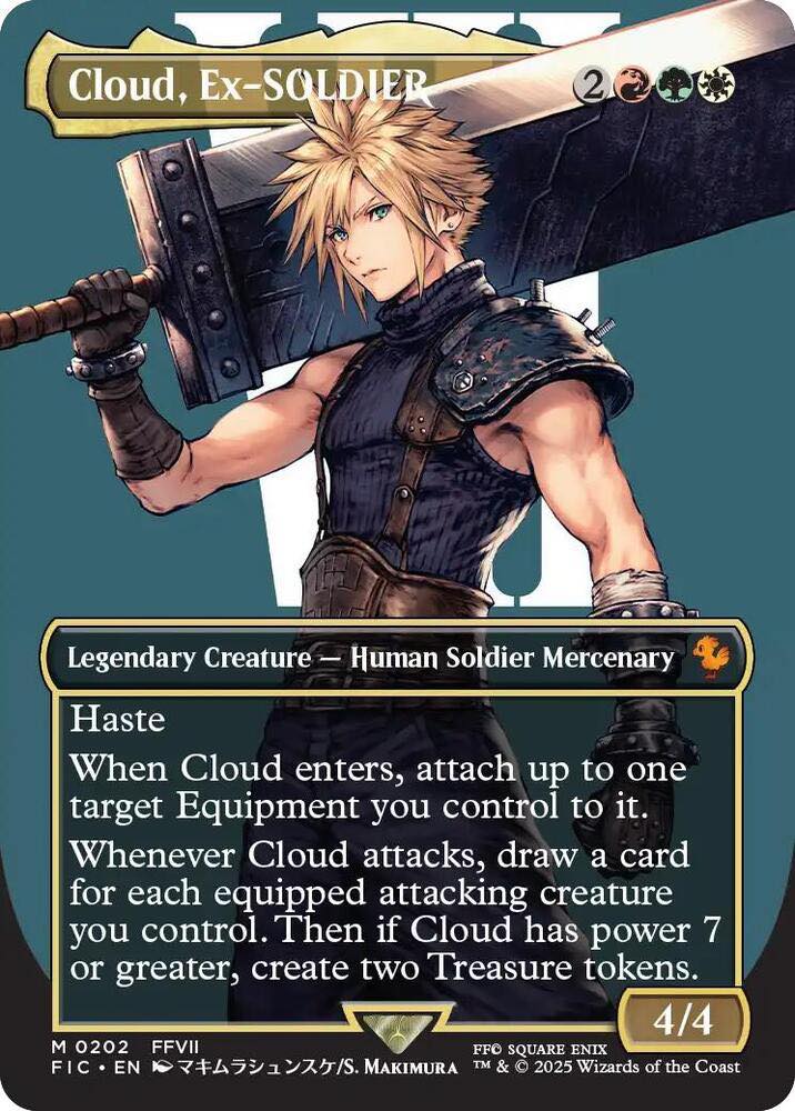 【継承史Foil】クラウド・ストライフ/Cloud Strife PSA10 For Sale: PSA 10 Cloud EX Soldier Surge Foil - $500